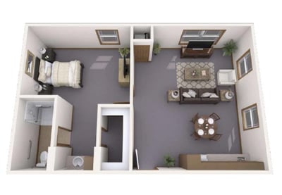 APC One Bedroom Deluxe_726 sq ft